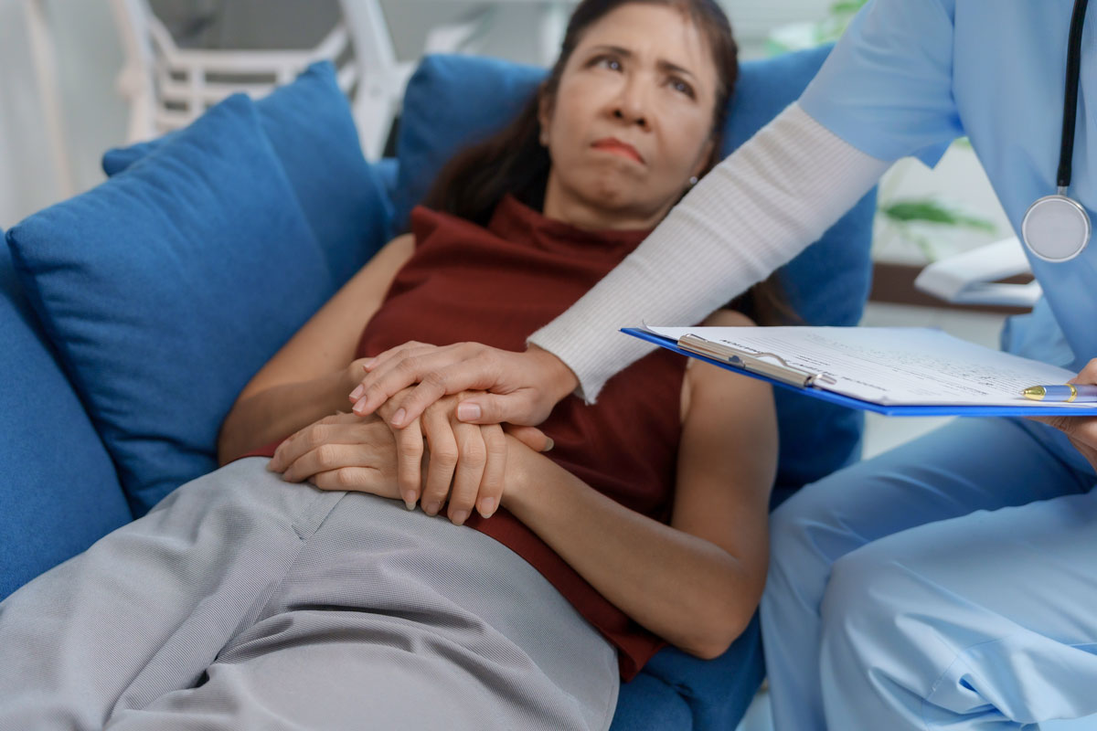 patient in need of dedicated pain management